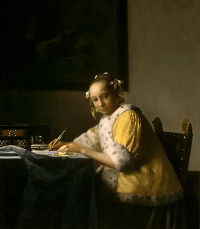 A Lady Writing Vermeer